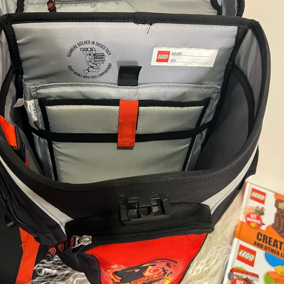 New Rare Find Lago Ninjago backpack and (11) Lego Books Set - Picture 6 of 14